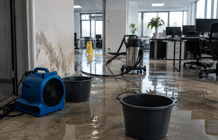 Dégât des eaux en local professionnel : limiter les pertes