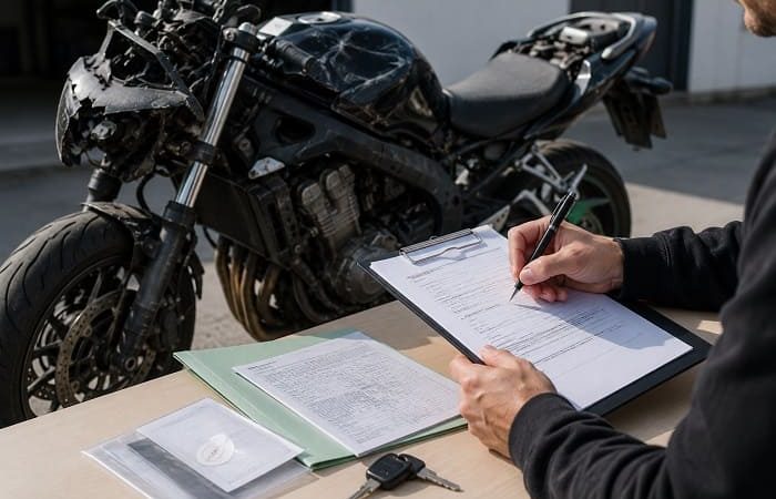 Détruire une moto : documents et certificat de destruction