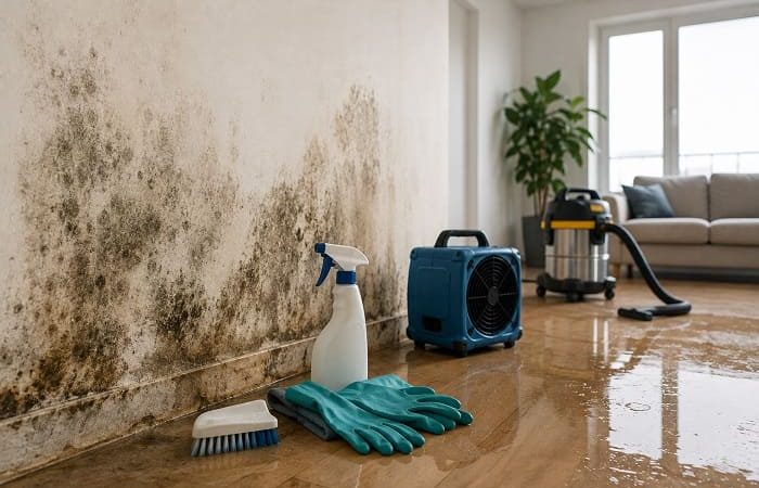 Humidité et moisissures après un dégât des eaux : comment traiter