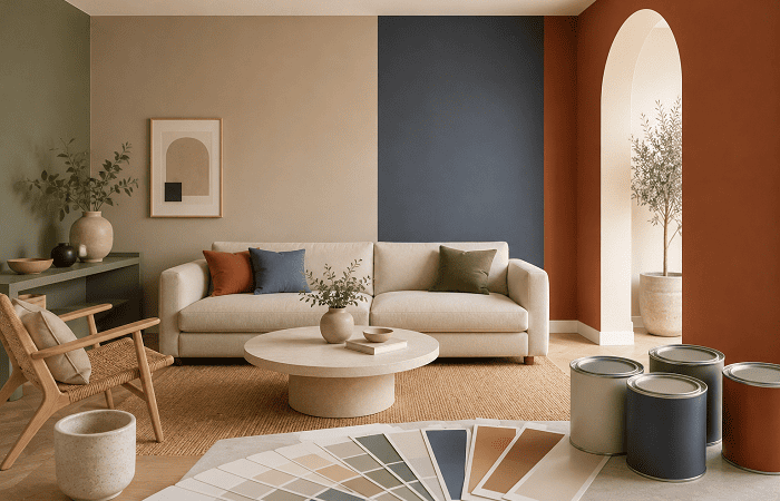 Peinture intérieure : les tendances couleurs de 2026