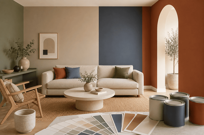 Peinture intérieure : les tendances couleurs de 2026