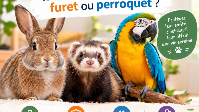 Assurance NAC : faut-il assurer son lapin, furet ou perroquet ?